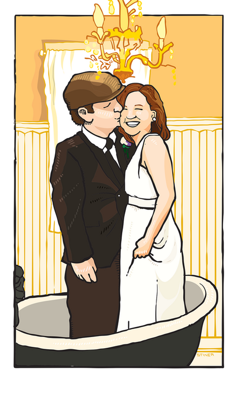 Custom Wedding Portrait