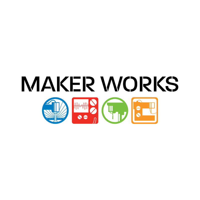 Logo for Maker Works in Ann Arbor, MI