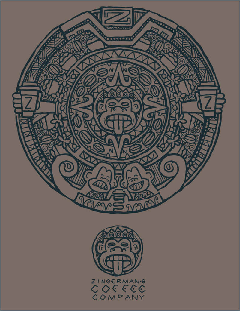 T-shirt Design and Illustration for Zingerman's Coffee